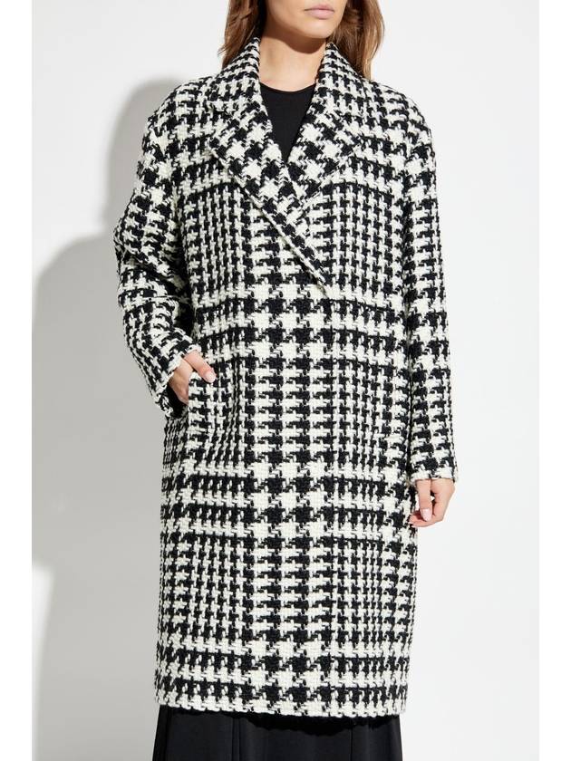 Dolce & Gabbana Coat With Pipette Pattern, Women's, Black - DOLCE&GABBANA - BALAAN 3