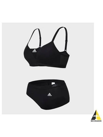 adidas UNDERWEAR Mesh Volume Support Bra Panties BK - ADIDAS - BALAAN 1