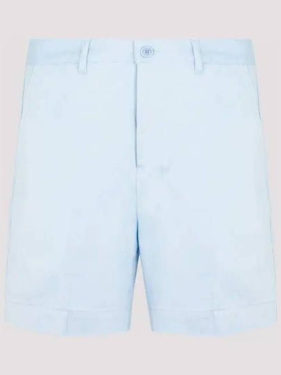 Men's Cotton Bermuda Shorts Light Blue - AMI - BALAAN 2