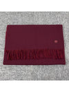 Bold Fox Head Double Face Scarf Red - MAISON KITSUNE - BALAAN 5