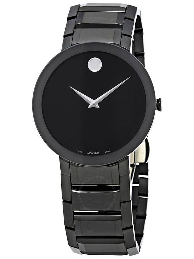 Movado Sapphire Black Dial Men's Watch 0607179 - MOVADO - BALAAN 1