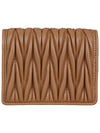 24 F W MATELASSE Leather Small Wallet 5MV2042FPPF098L B0271176539 - MIU MIU - BALAAN 5