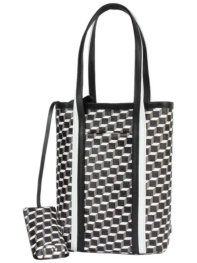 Pierre Hardy Cube Perspective Tote Bag UV06 BLACKWHITEBLACK PHB031bk - PIERRE HARDY - BALAAN 1