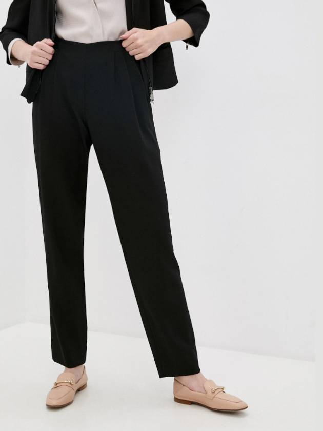 SS high waist no loop slacks - EMPORIO ARMANI - BALAAN 1