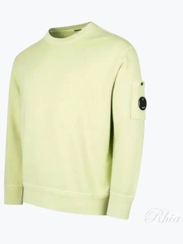 Cotton Diagonal Fleece Lens Sweatshirt Green - CP COMPANY - BALAAN 2