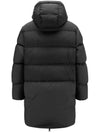 Bosona Logo Patch Long Down Padding Black - MONCLER - BALAAN 4