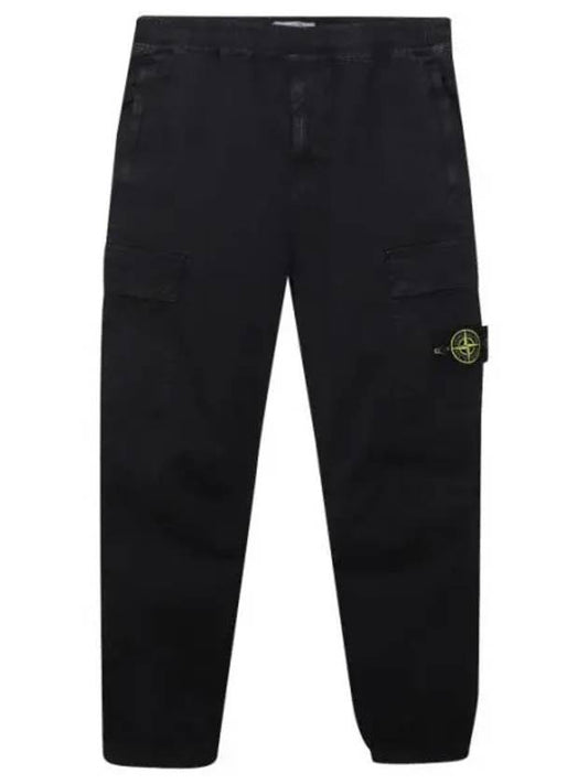 7715313L1 V0129 RE T Tapered fit OLD EFFECT 3% spandex jogger pants - STONE ISLAND - BALAAN 1