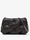 Glam Slam Flap Medium Shoulder Bag Black - MAISON MARGIELA - BALAAN 4