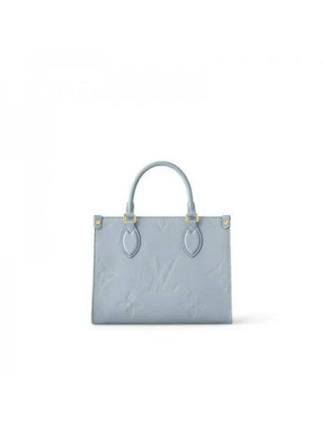 OnTheGo PM Tote Bag Blue - LOUIS VUITTON - BALAAN 1