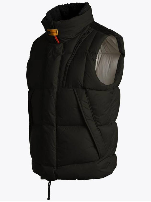 PP03 WILBUR 710 Men's Wilbur Charcoal Pencil Down Padded Vest - PARAJUMPERS - BALAAN 2