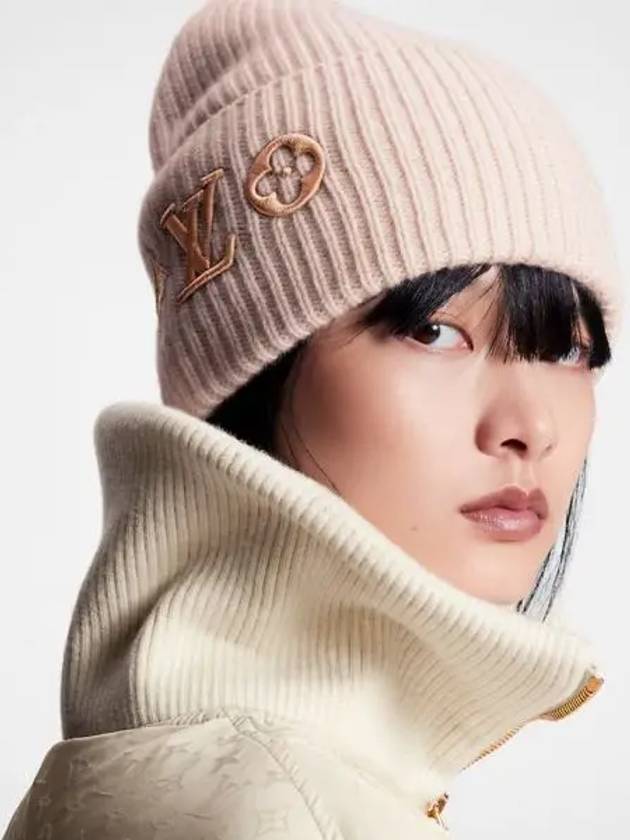 LV Headline Beanie Beige - LOUIS VUITTON - BALAAN 2