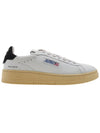 Dallas Black Tab Leather Low Top Sneakers White - AUTRY - BALAAN 3