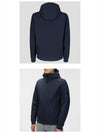 Men's Shell R Lens Wappen Hooded Jacket Navy - CP COMPANY - BALAAN.