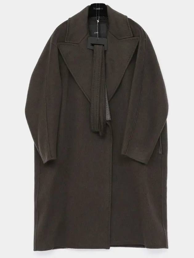 Valle Belted Single Coat Brown - MAX MARA - BALAAN 2