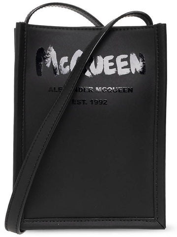 Edge Mini Cross Bag Black - ALEXANDER MCQUEEN - BALAAN 1