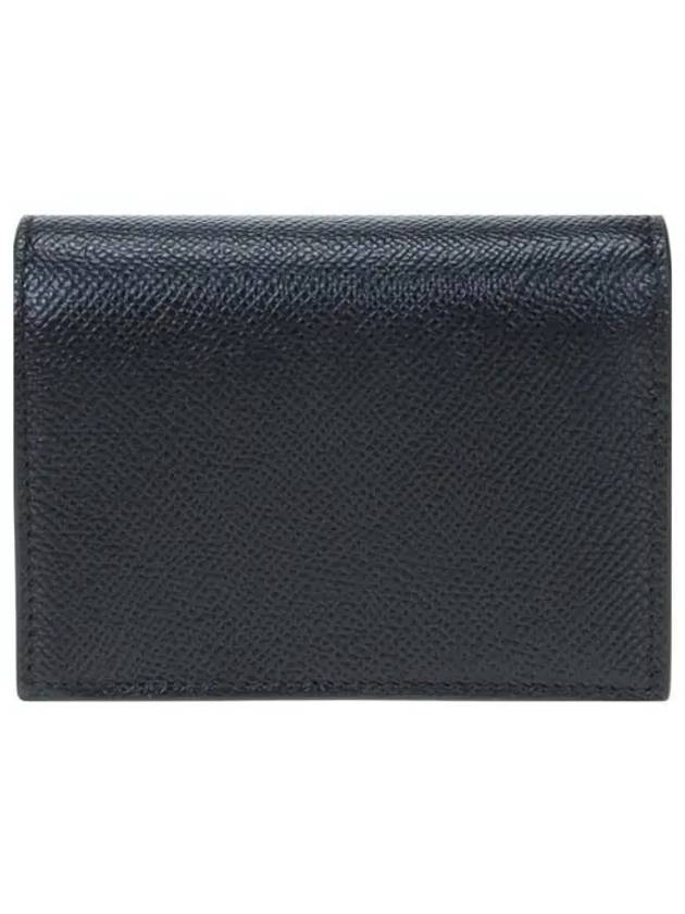 Vara Bow Gloss Flap Half Wallet Black - SALVATORE FERRAGAMO - BALAAN 5