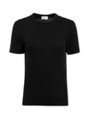 Classic Short Sleeve T Shirt Black 801474YB2FT1000 - SAINT LAURENT - BALAAN 2