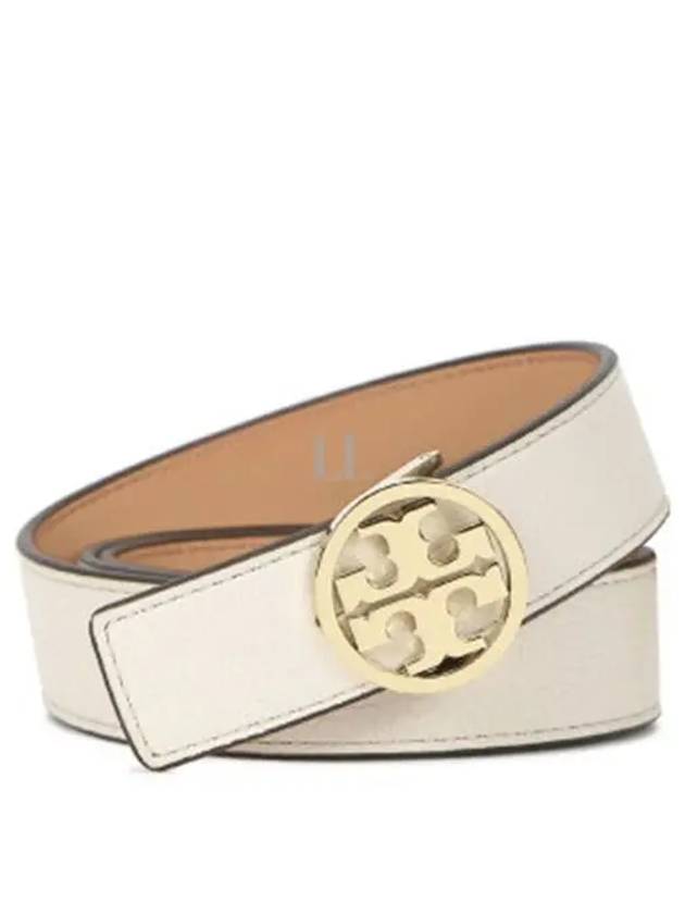 1 Miller Reversible Leather Belt New Ivory Natural Vachetta - TORY BURCH - BALAAN 2