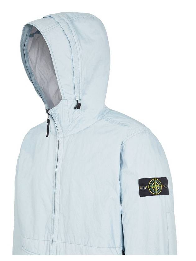 Membrana 3L TC Hooded Jacket Sky Blue - STONE ISLAND - BALAAN 5