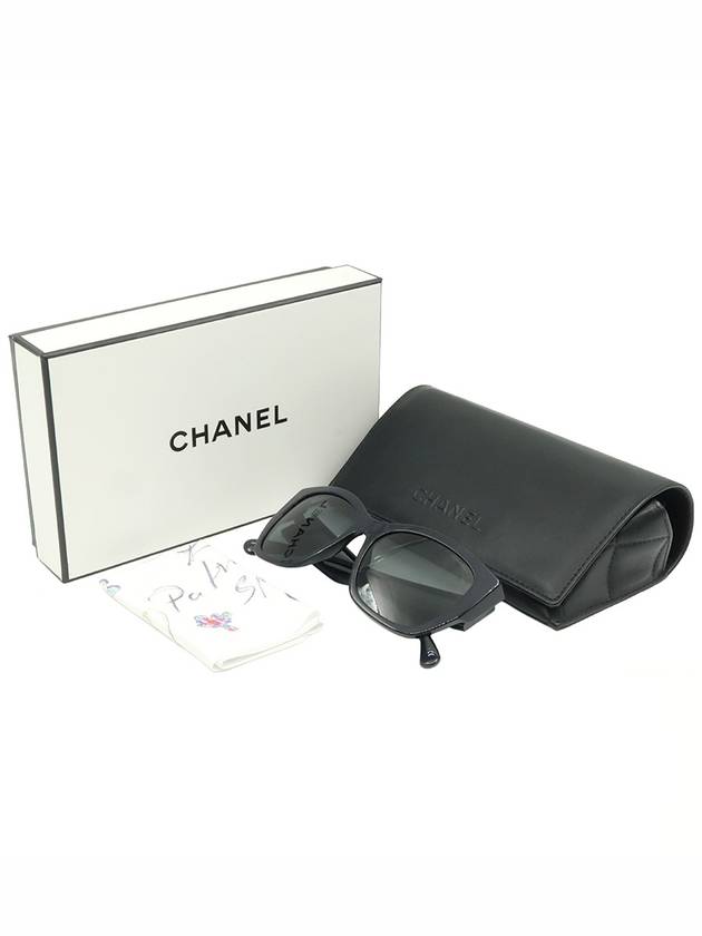 Black Navy Two tone Frame CC Logo Butterfly Women s Sunglasses 5429 - CHANEL - BALAAN 3