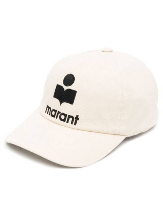 Tyrone Embroid Logo Ball Cap Ivory - ISABEL MARANT - BALAAN 2