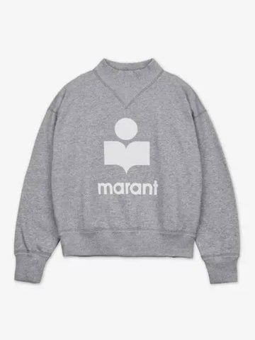 Moby Sweatshirt Gray White SW0003FAA1M07EGYWH - ISABEL MARANT - BALAAN 1