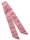 Les Cles A Pois Twilly Scarf Rose - HERMES - BALAAN 5