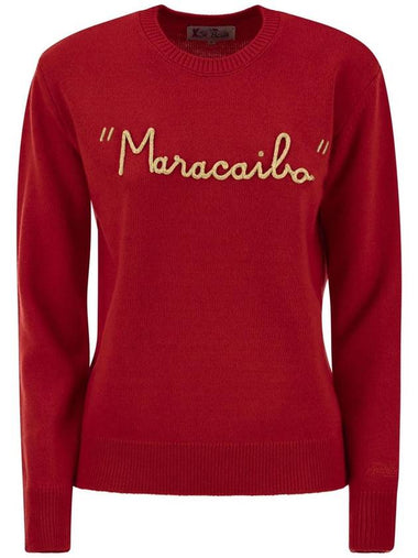 Wool and cashmere blend sweater with embroidery MARACAIBO - MC 2 SAINT BARTH - BALAAN 1