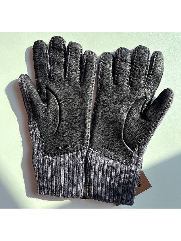 gym knit gloves - BURBERRY - BALAAN 3