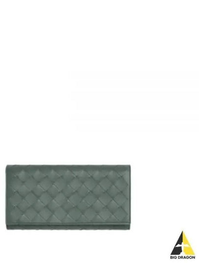 Intrecciato Flap Long Wallet Aloe - BOTTEGA VENETA - BALAAN 2