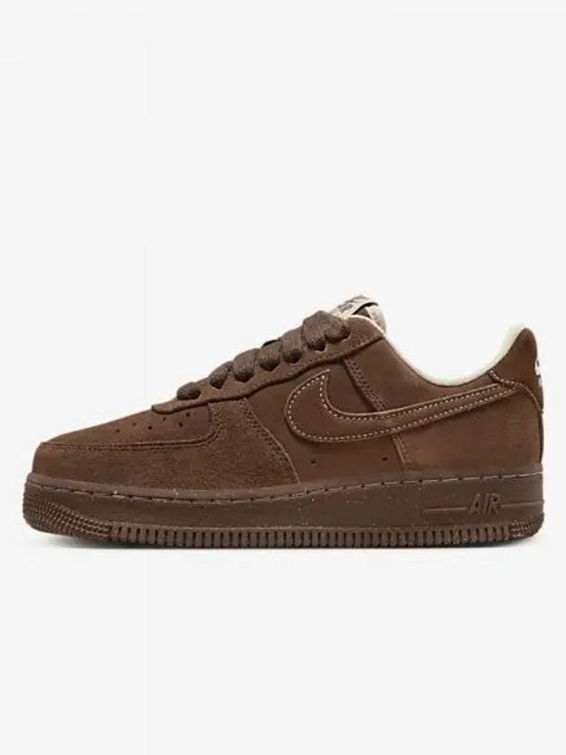 Air Force 1 07 Suede Low Top Sneakers Cacao Wow - NIKE - BALAAN 2