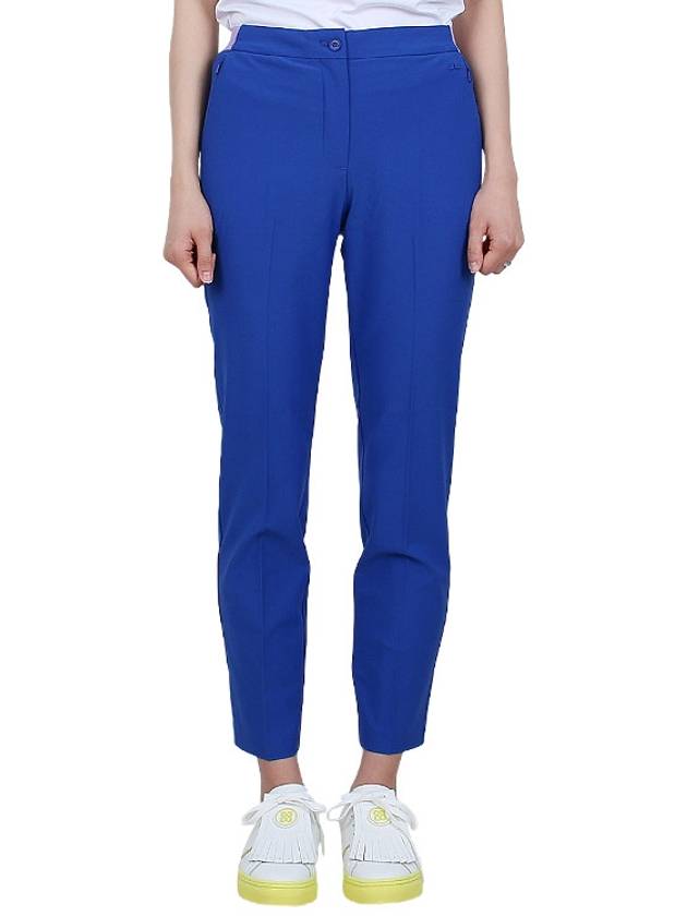 Women's Elle Stretch Straight Pants Blue - J.LINDEBERG - BALAAN 3