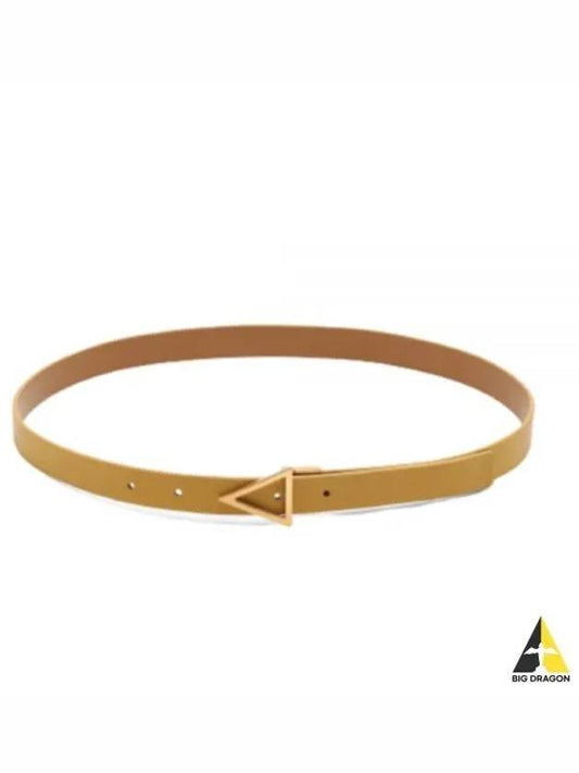 gold triangle logo belt beige - BOTTEGA VENETA - BALAAN 2