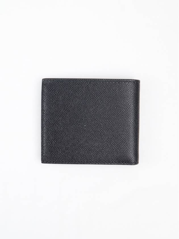 Grainy Leather TB Half Wallet Black - BURBERRY - BALAAN 3