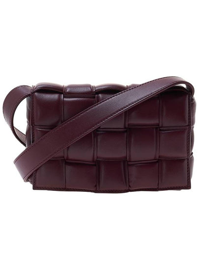 Cassette Intrecciato Padded Small Cross Bag Barolo - BOTTEGA VENETA - BALAAN 2