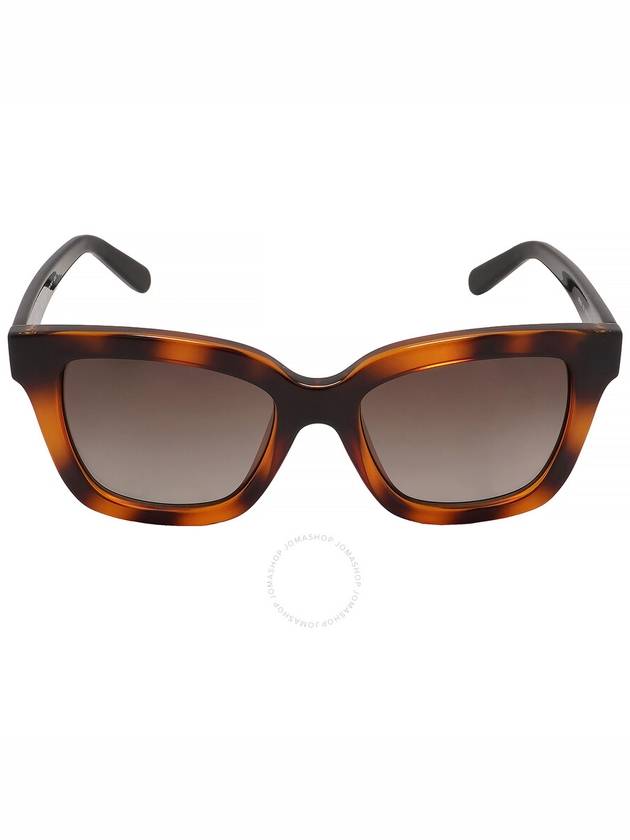 Salvatore Ferragamo Brown Gradient Rectangular Ladies Sunglasses SF955S 214 53 - SALVATORE FERRAGAMO - BALAAN 1