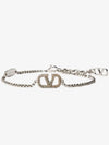 Metal V LOGO Signature Bracelet 4W0J0F84 YCW 68S - VALENTINO - BALAAN 1