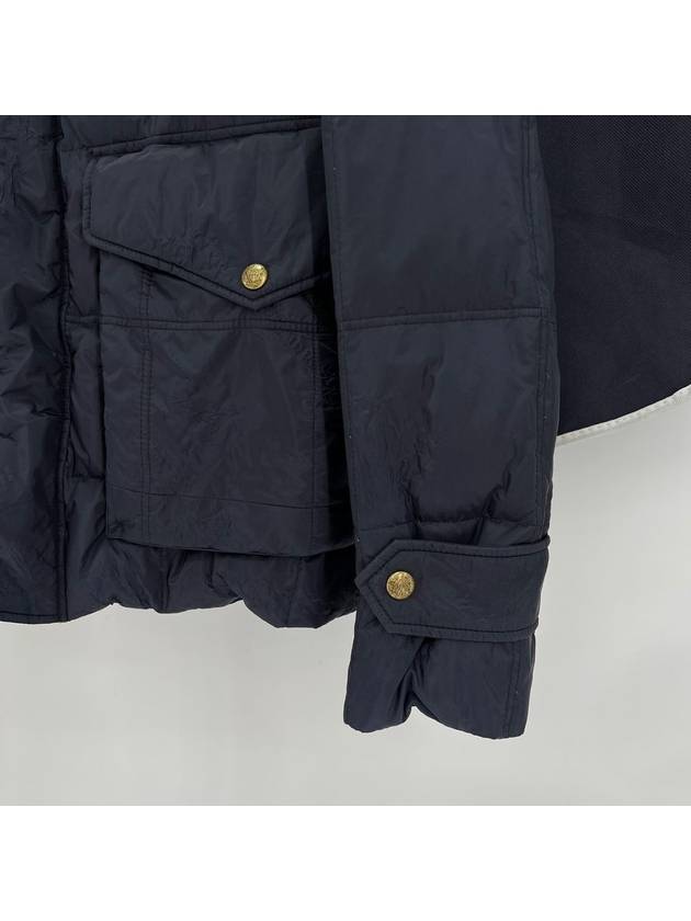 Gamma Blue Padded Hood Jumper Navy Size 1 - MONCLER - BALAAN 8