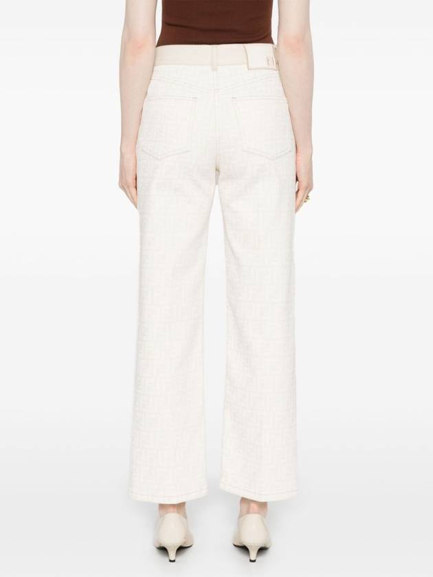 FF Long Jeans White - FENDI - BALAAN 5