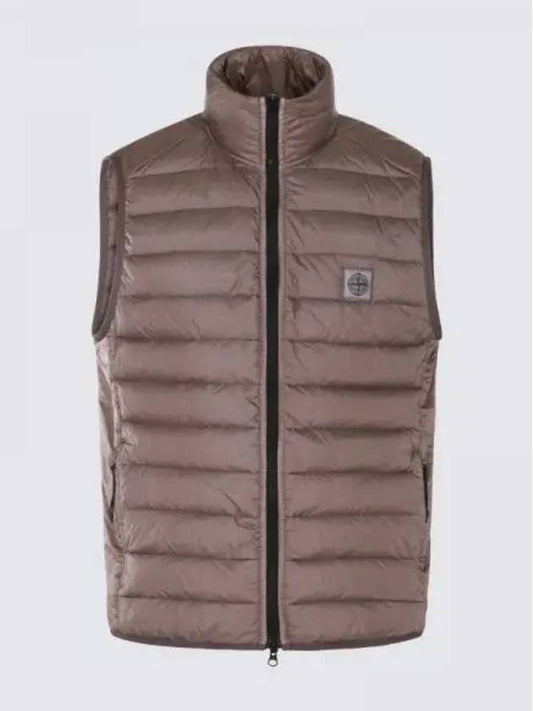 Chamber R Nylon Down Vest Dove Grey - STONE ISLAND - BALAAN 2