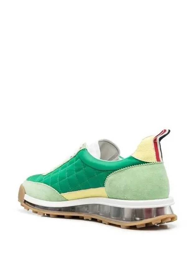 Men's Tech Runner Low Top Sneakers Green - THOM BROWNE - BALAAN 5