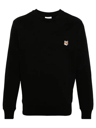 Fox Head Patch Regular Sweatshirt Black - MAISON KITSUNE - BALAAN 2