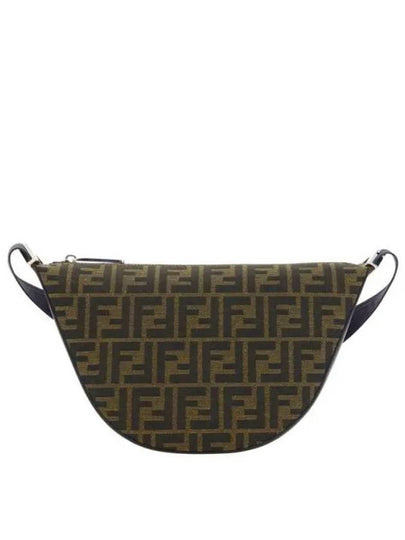 Melon FF Jacquard Small Shoulder Bag Brown - FENDI - BALAAN 2