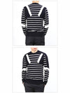 Men's Motheronist Striped Marino Knit Top Navy - NEIL BARRETT - BALAAN 4