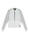 Men's Rosa Hybrid Knit Zip-up Jacket White - J.LINDEBERG - BALAAN 2