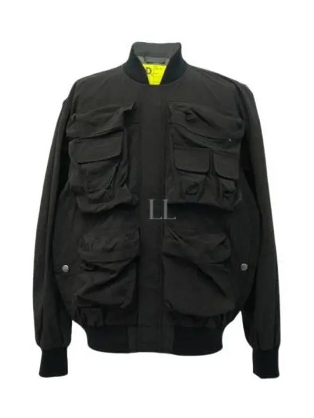 J-Stain Short Bomber Jacket Black - DIESEL - BALAAN 2