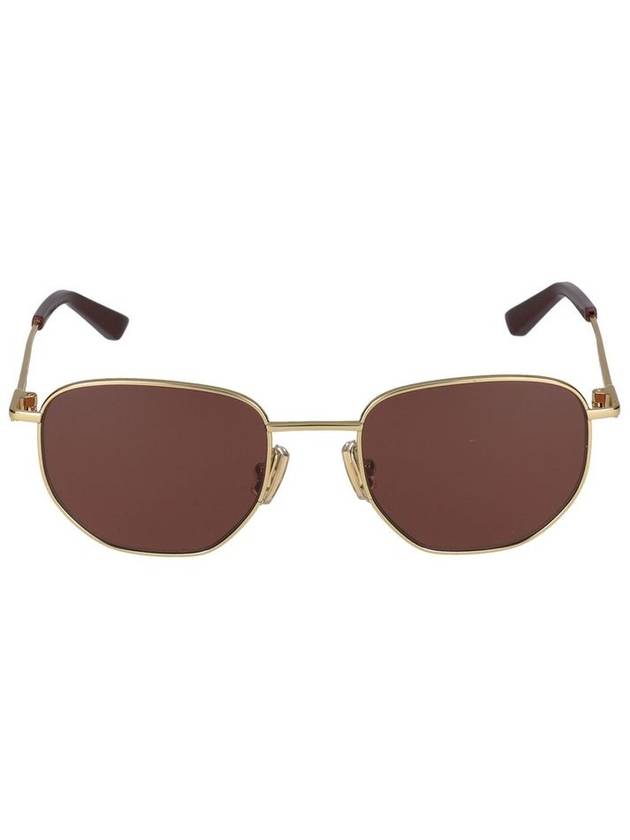 Sunglasses BV1301S 003 Gold - BOTTEGA VENETA - BALAAN 2