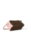 Bloom Monogram Coated Canvas Pouch Bag Rose Jasmine Pink - LOUIS VUITTON - BALAAN 1