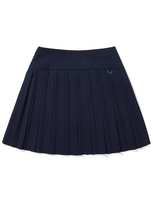 Autumn Classic Pleated Skirt NAVY WOMAN - MALBON GOLF - BALAAN 2