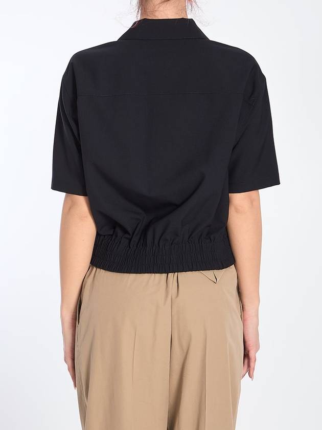 Fine Wool Crop Shirt - BOTTEGA VENETA - BALAAN 4